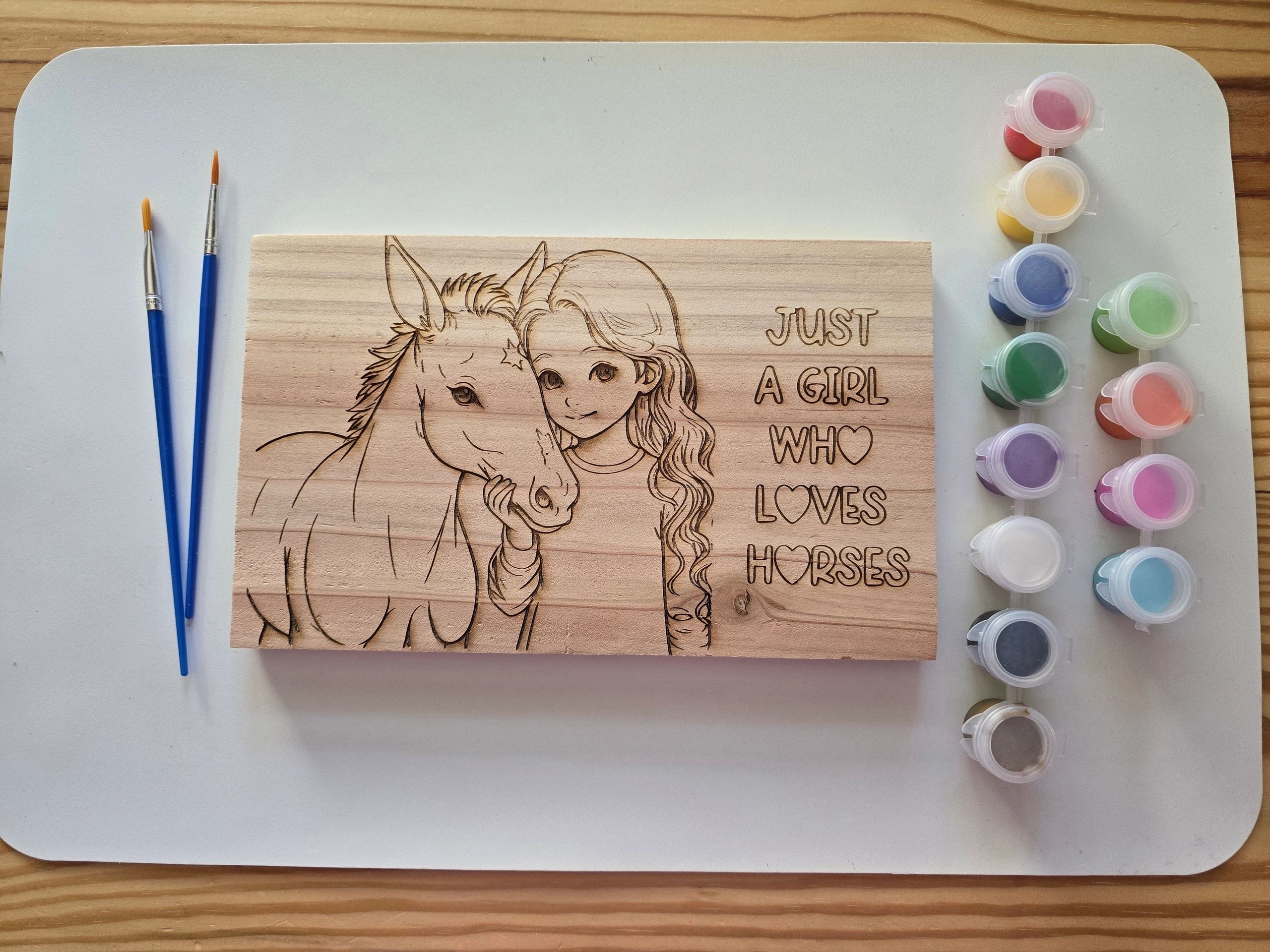 Just a Girl Who Loves Horses kit project